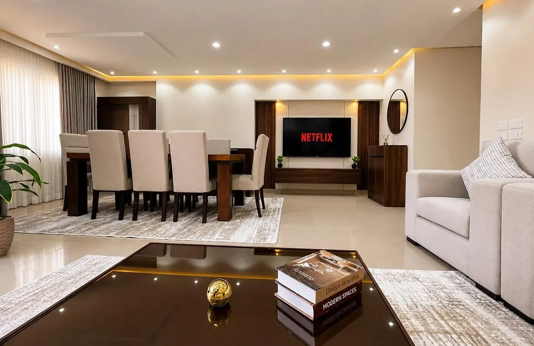 Premium 3Br Hotel Apartment With Direct Airport View-1